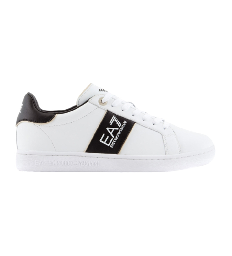 EA7 Zapatillas de piel Classic blanco