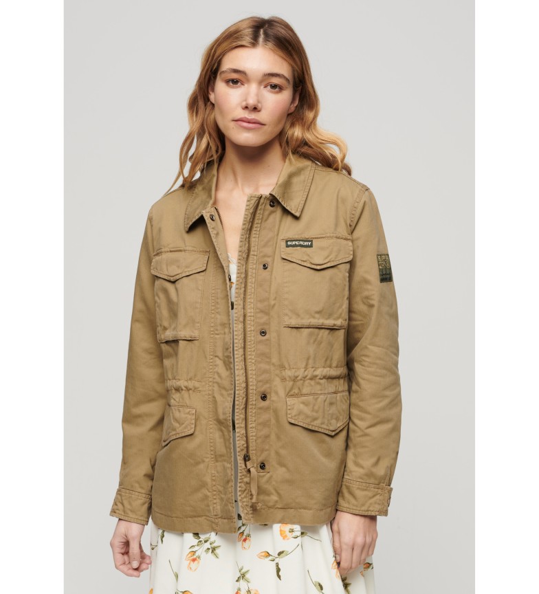 Superdry Chaqueta militar M65 marrón