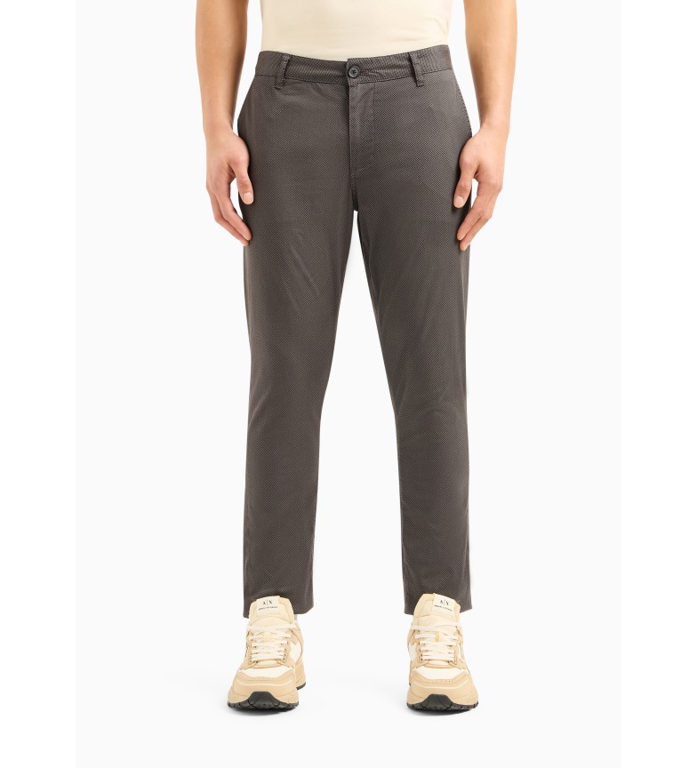 Armani Exchange Pantalón Cremallera gris