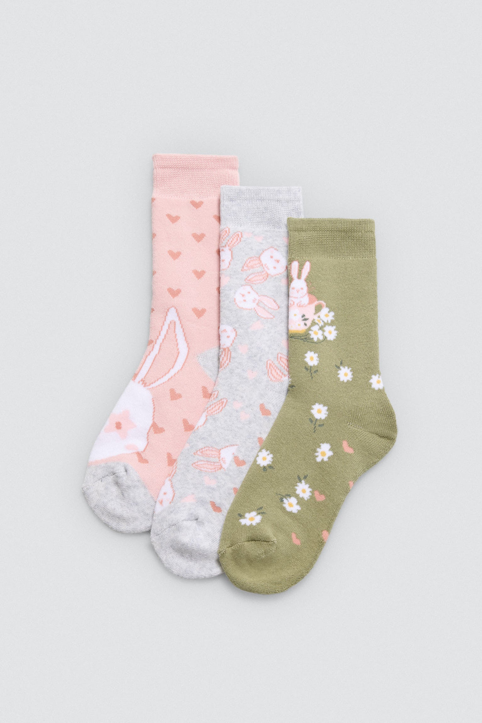 Pack 3 calcetines infantiles térmicos estampados Tea time