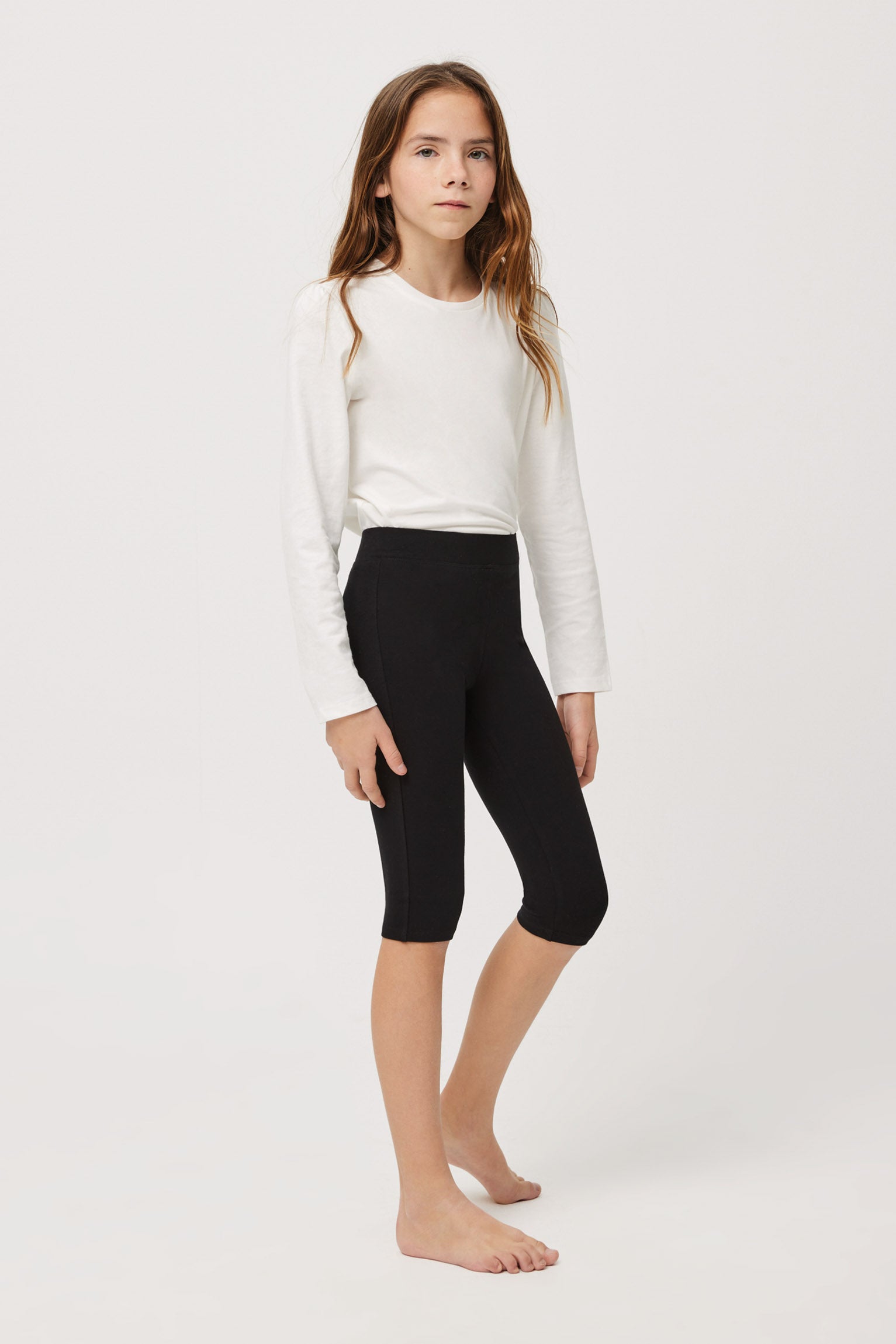 Leggings cortos negro