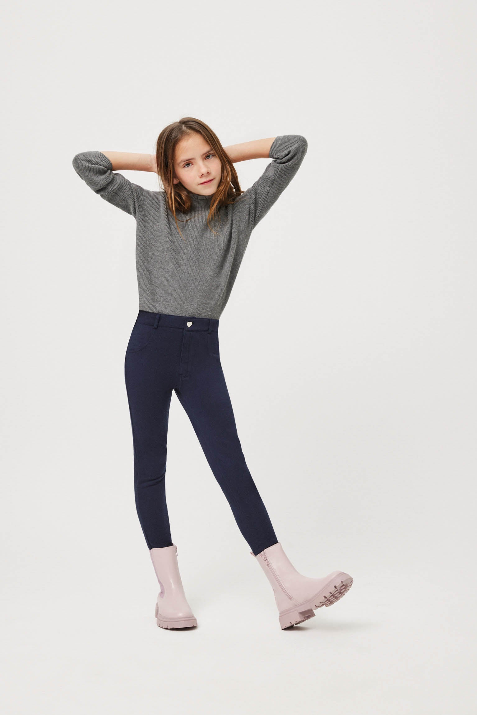 Leggings infantil térmicos marino