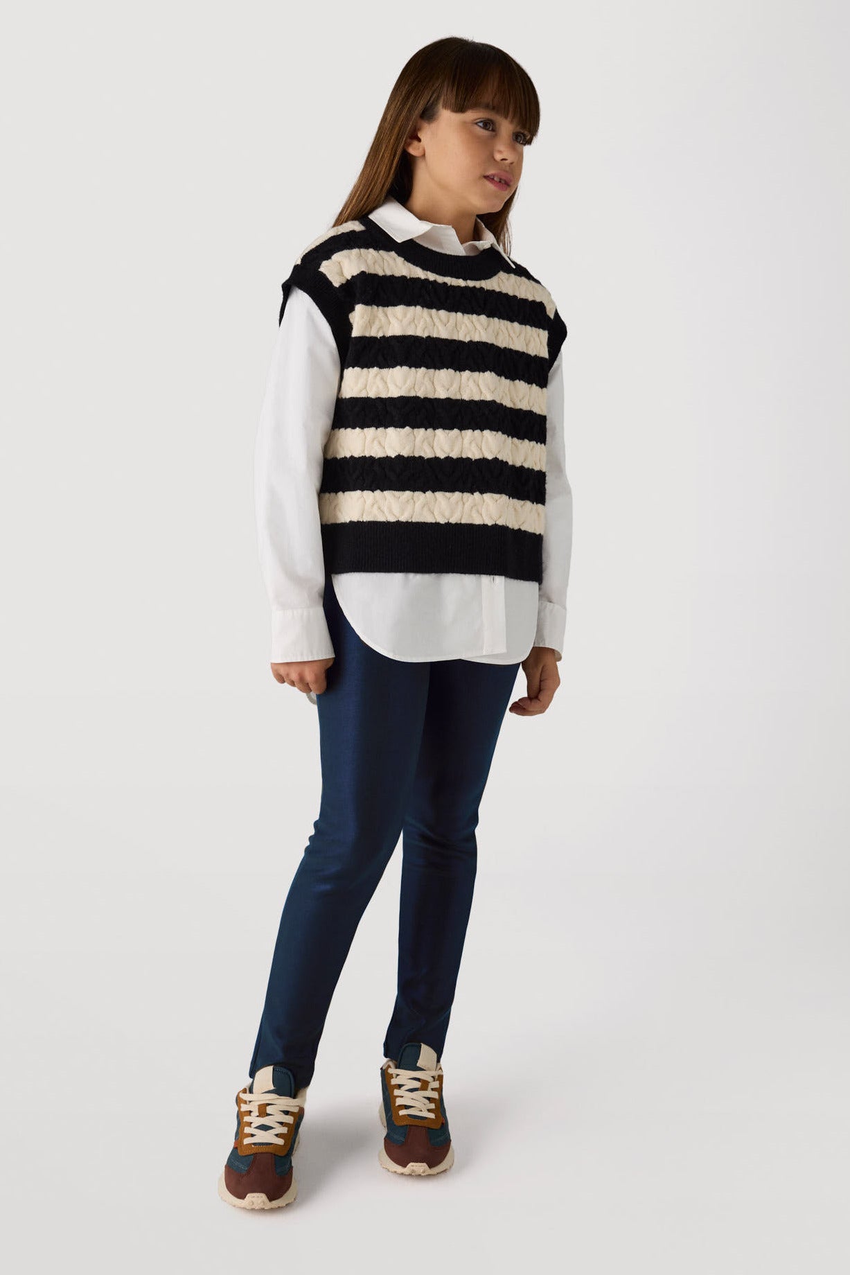 Leggings infantil térmico efecto piel marino