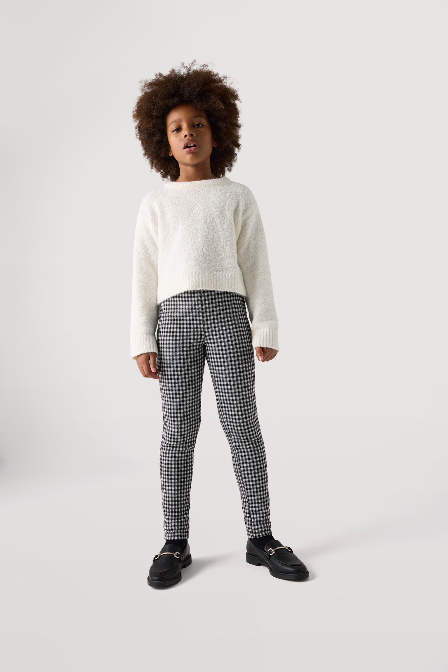 Leggings infantil estampado cuadro vichy
