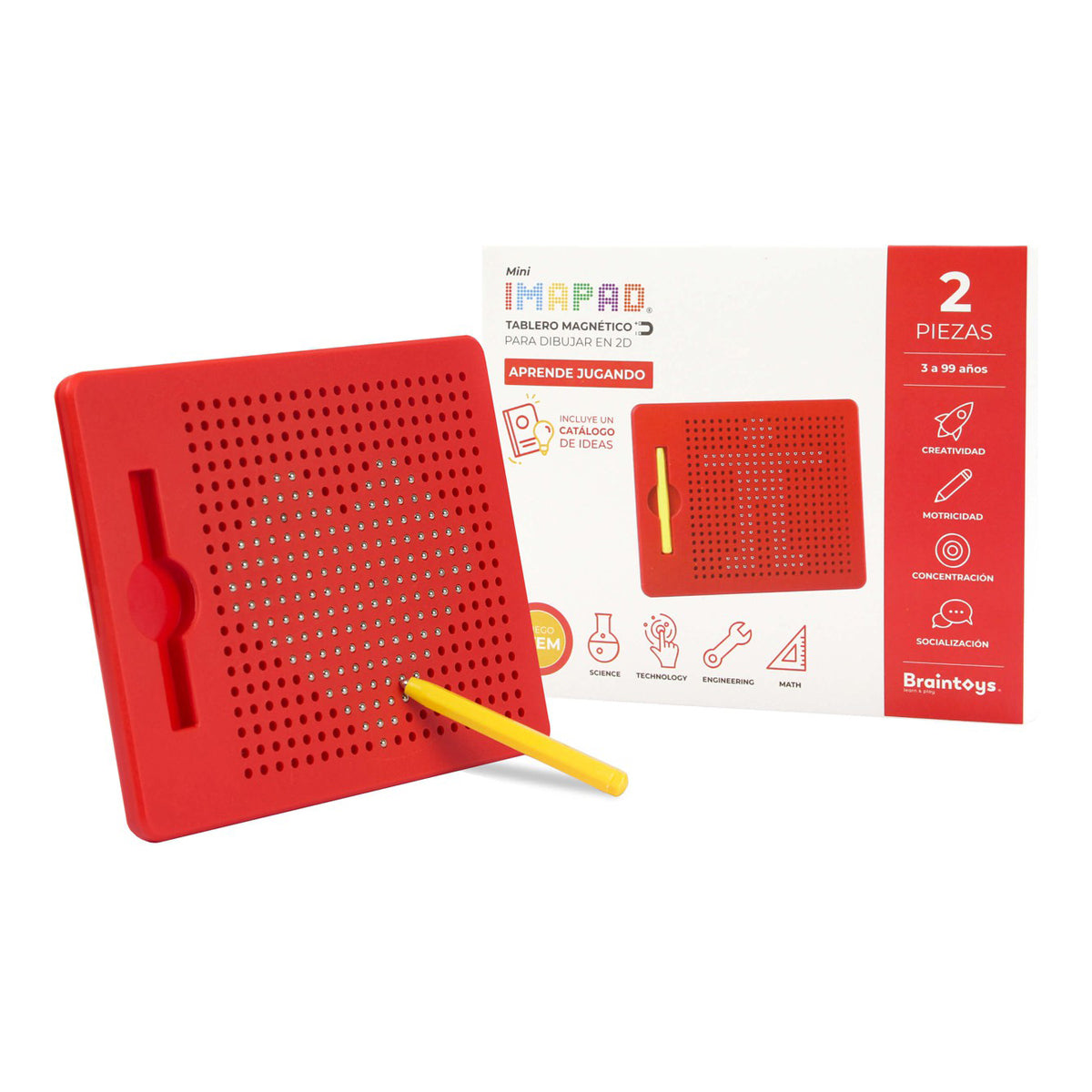 Imapad mini rojo Braintoys