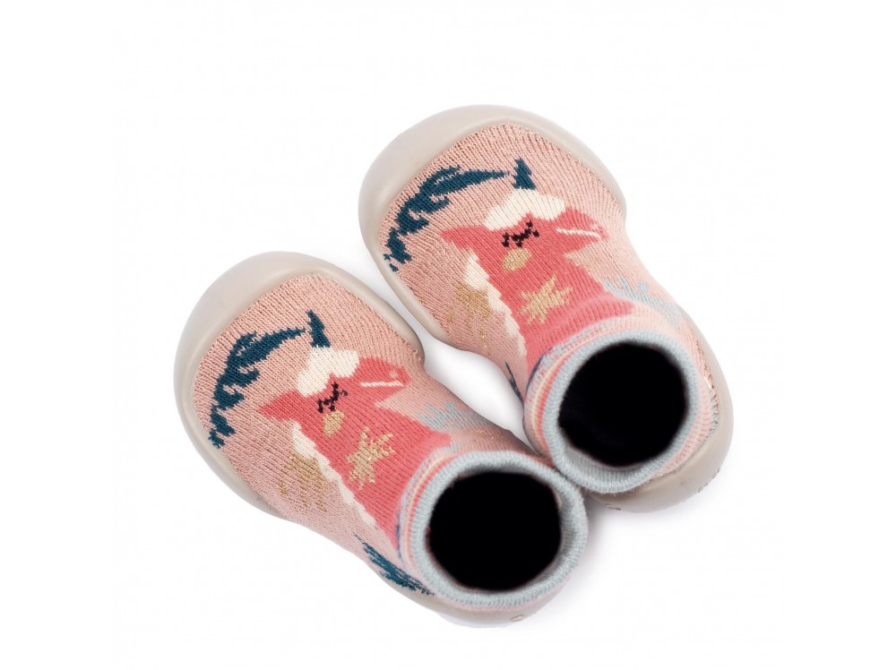 Zapatilla para casa calcetín unicornio 351B de Collegien