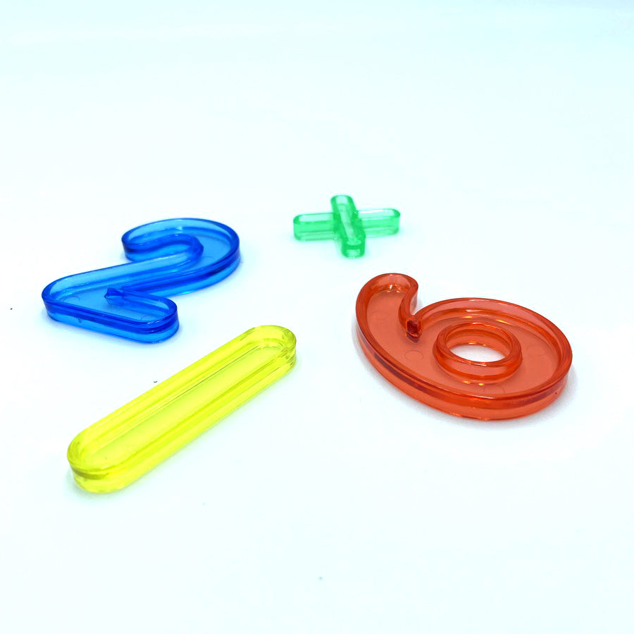 52 números traslúcidos en 4 colores TToys