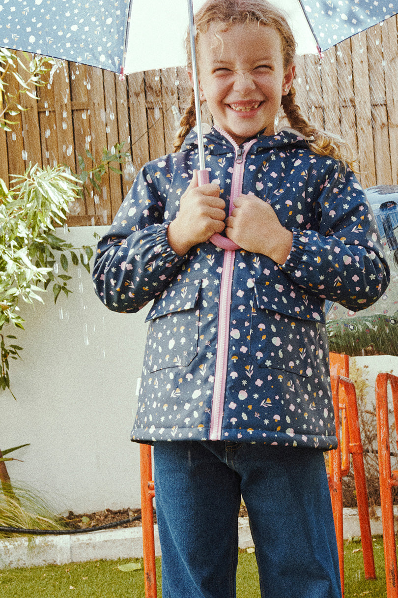 Chubasquero infantil con forro interior polar Autumn