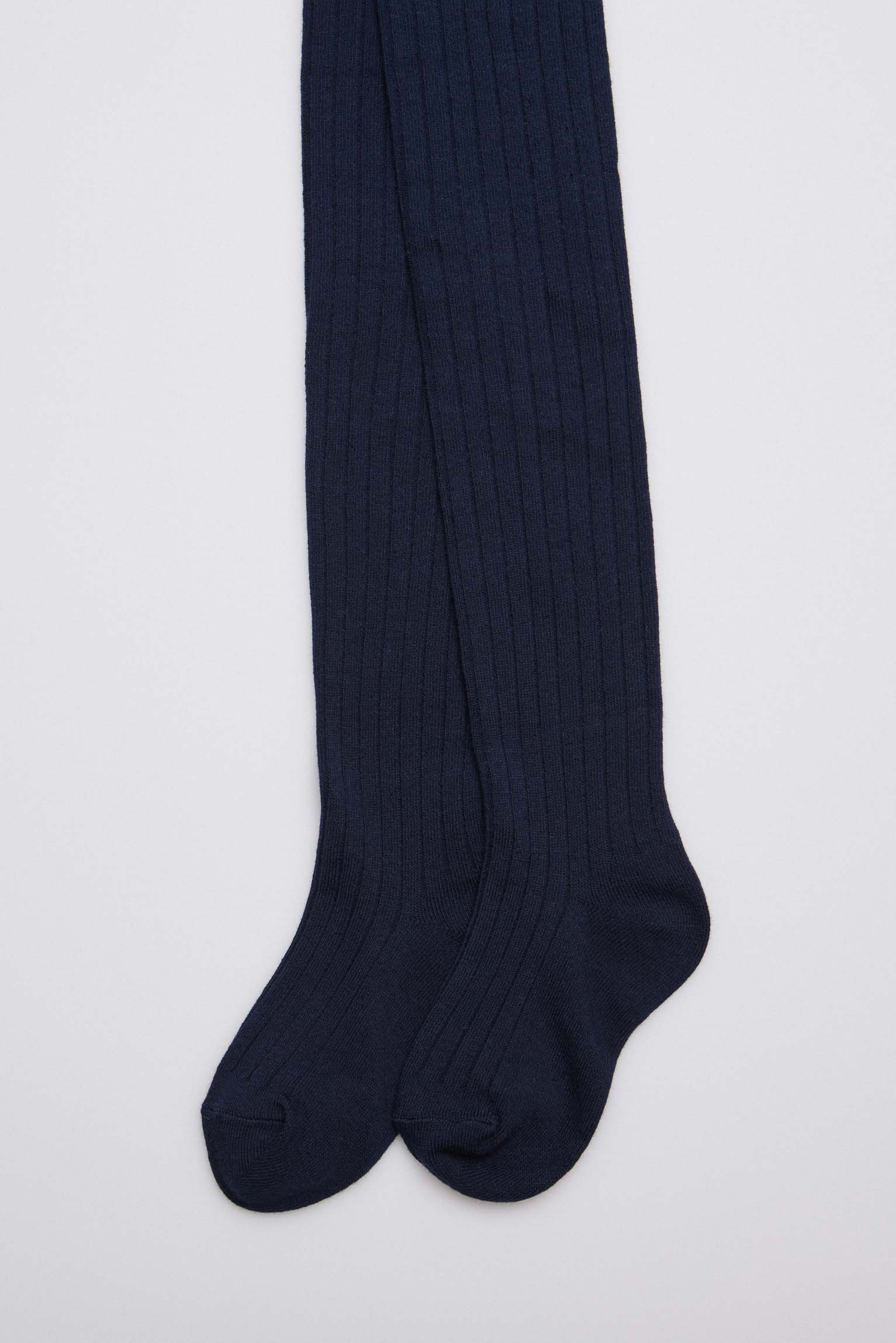 Leotardo canalé infantil marino