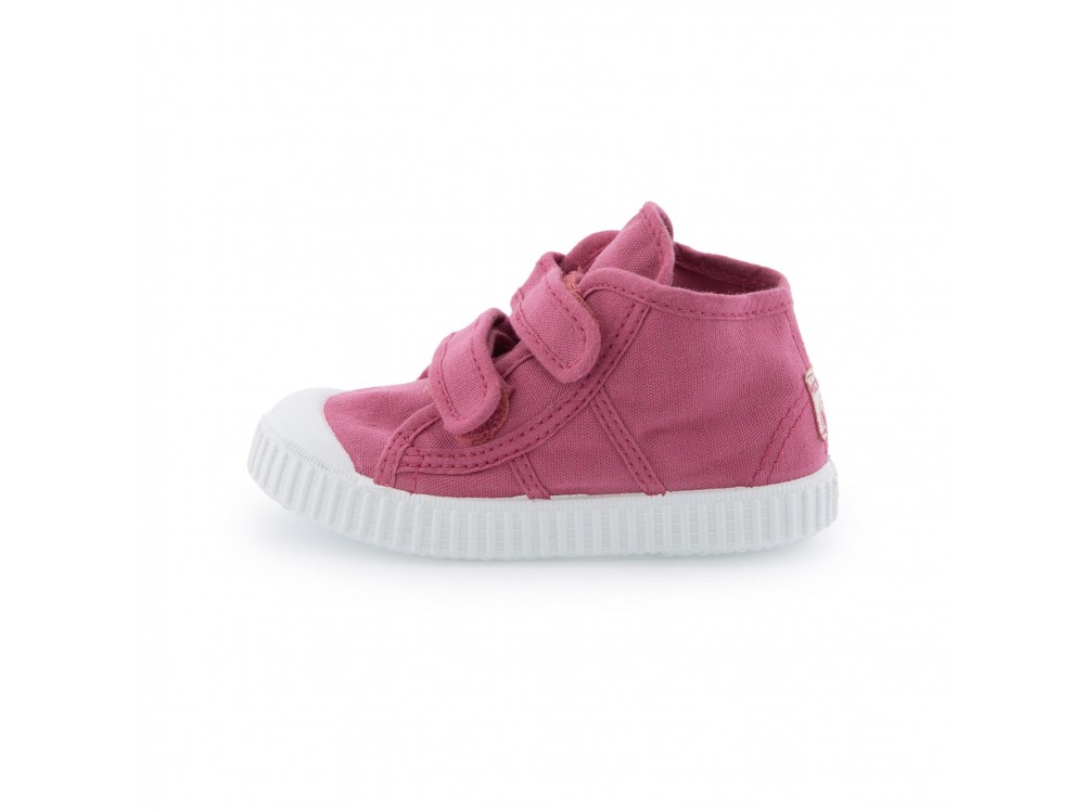 Bota de lona frambuesa con doble velcro 366163 de Victoria