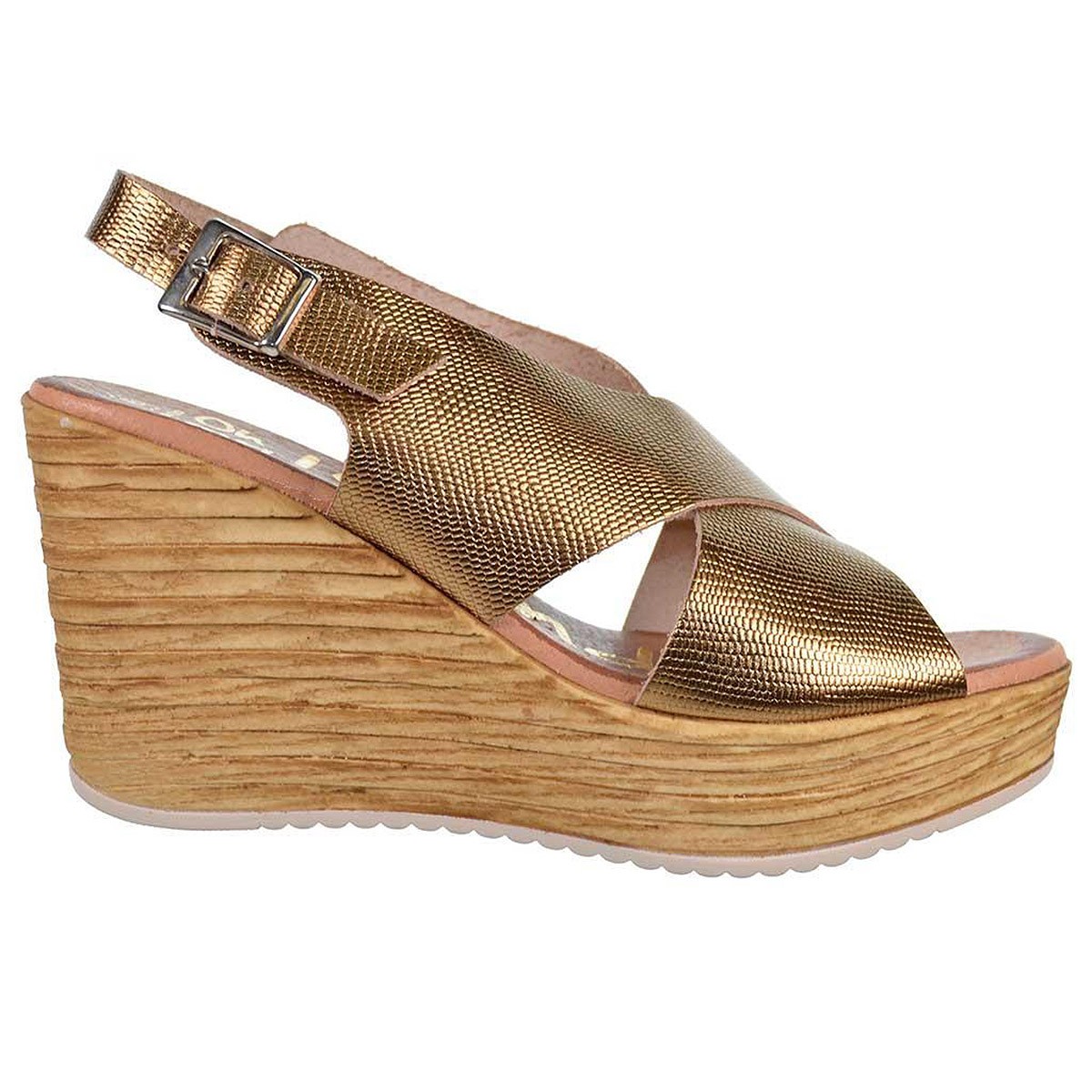 3672 Oh! My Sandals SANDALIA en piel con plataforma de 8 cm