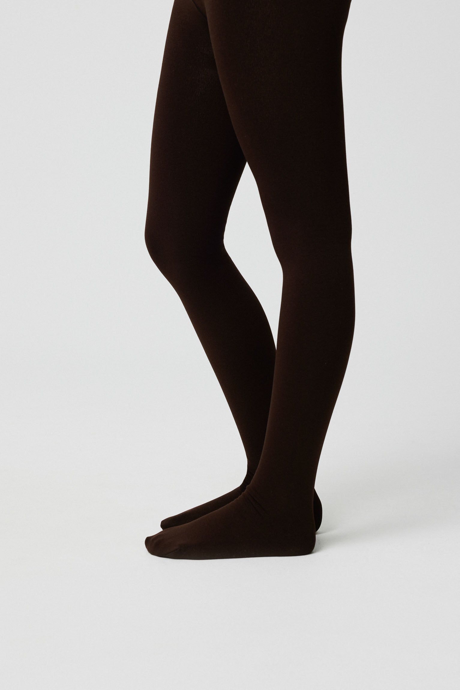 Panty térmico infantil 140 denier marrón