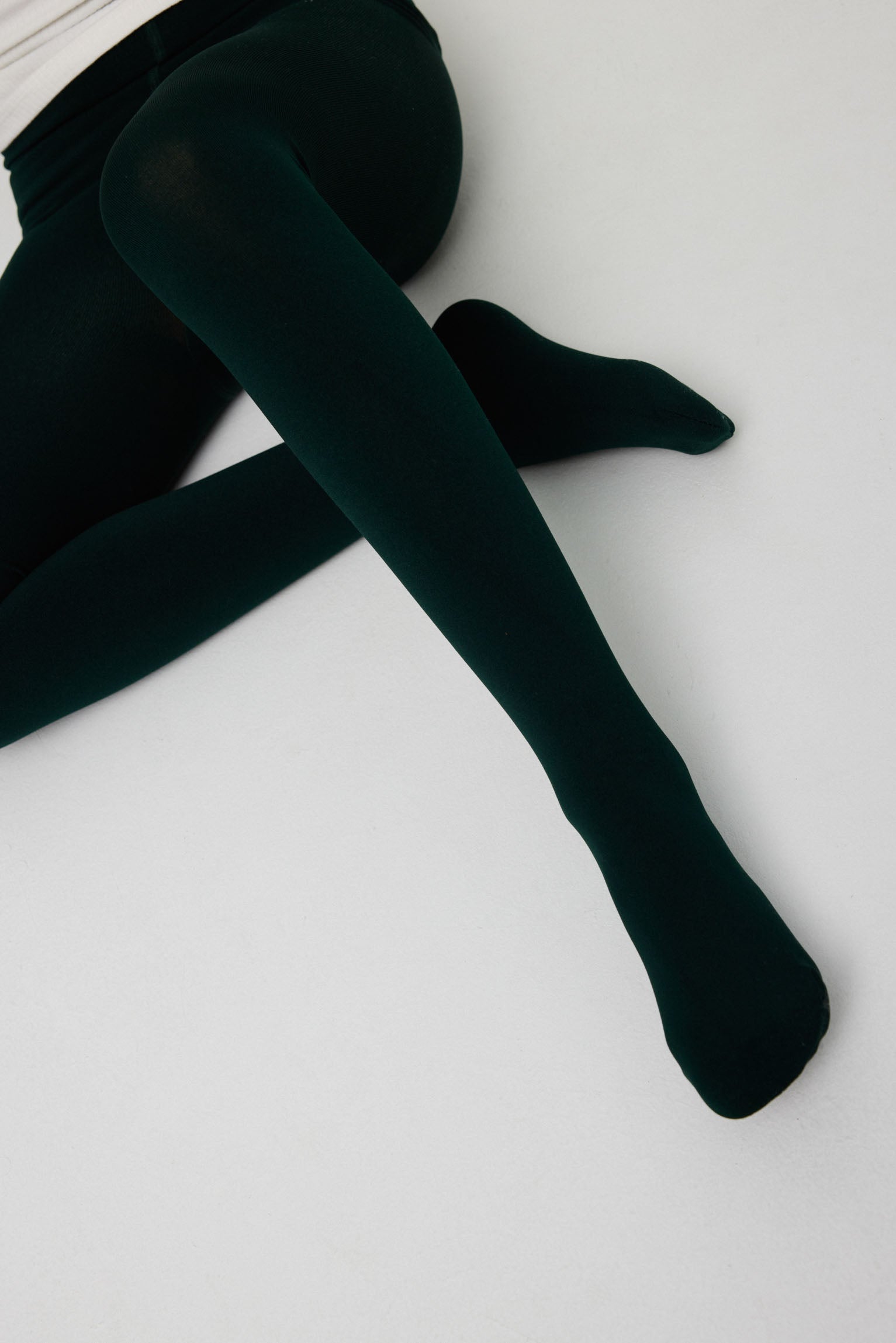 Panty térmico infantil 140 denier verde botella