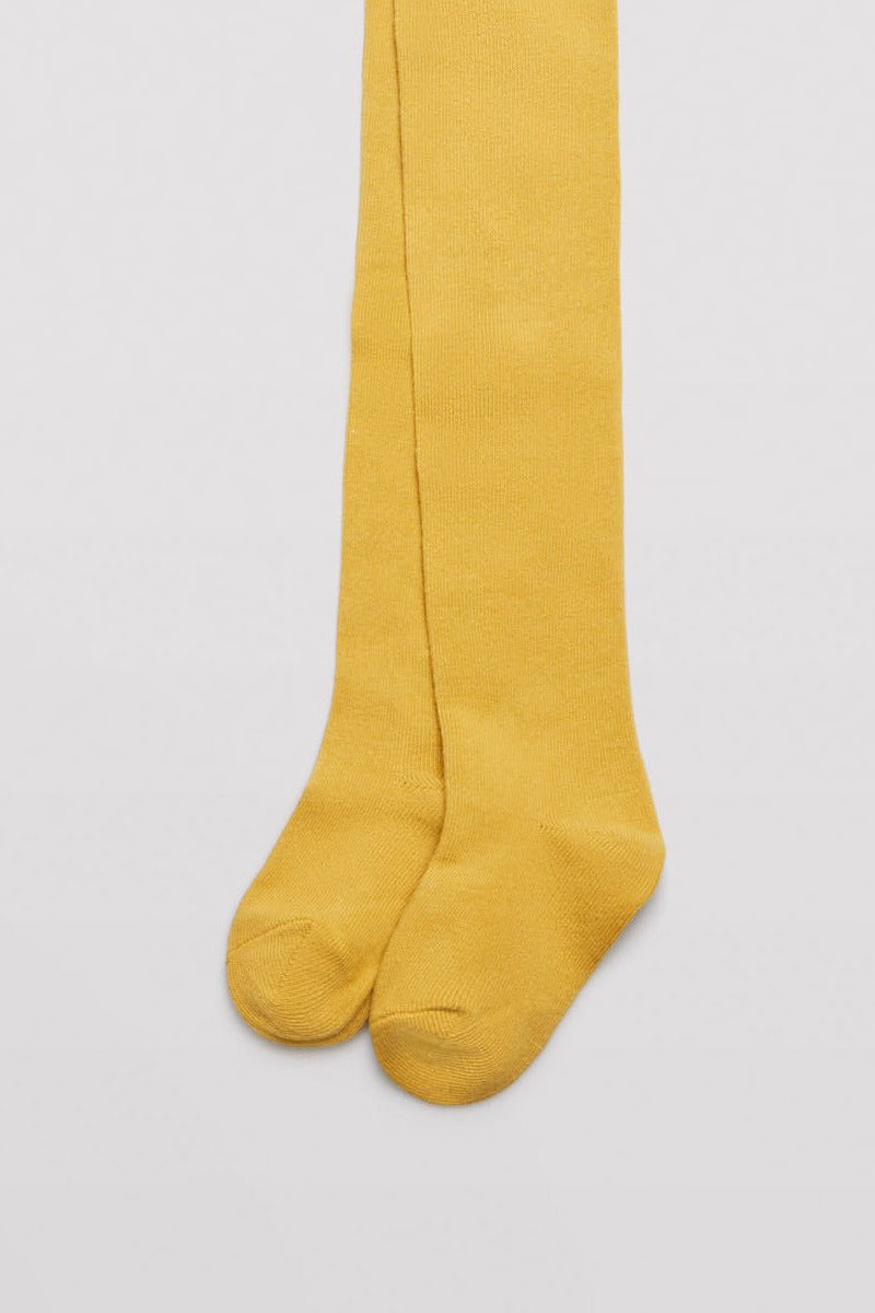 Leotardo clásico infantil mostaza