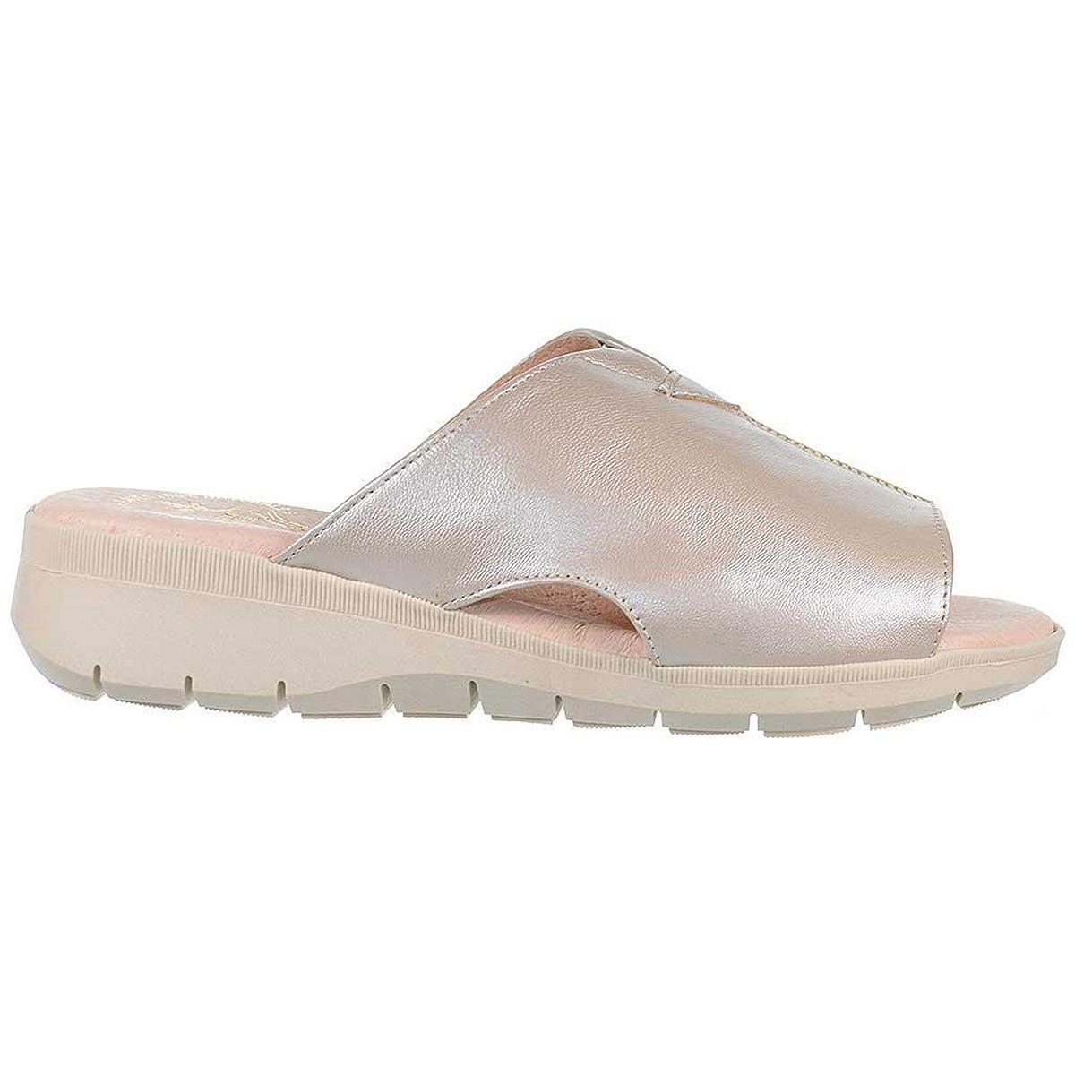 401 Miba Sandalia De Piel Tipo Zueco Cómodo Y Flexible