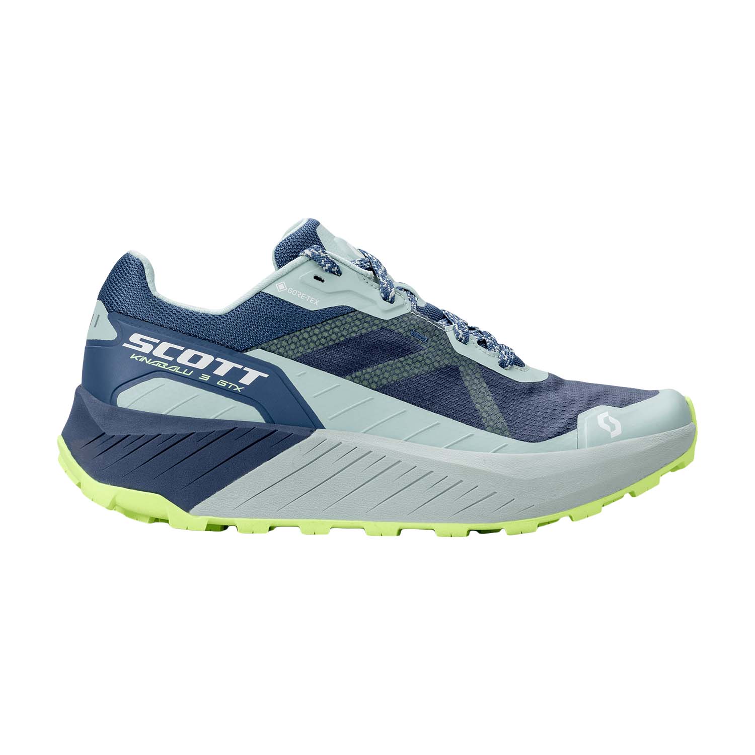 Scott Kinabalu 3 GTX Zapatillas Trail Running Mujer Metal Blue/Fresh Green