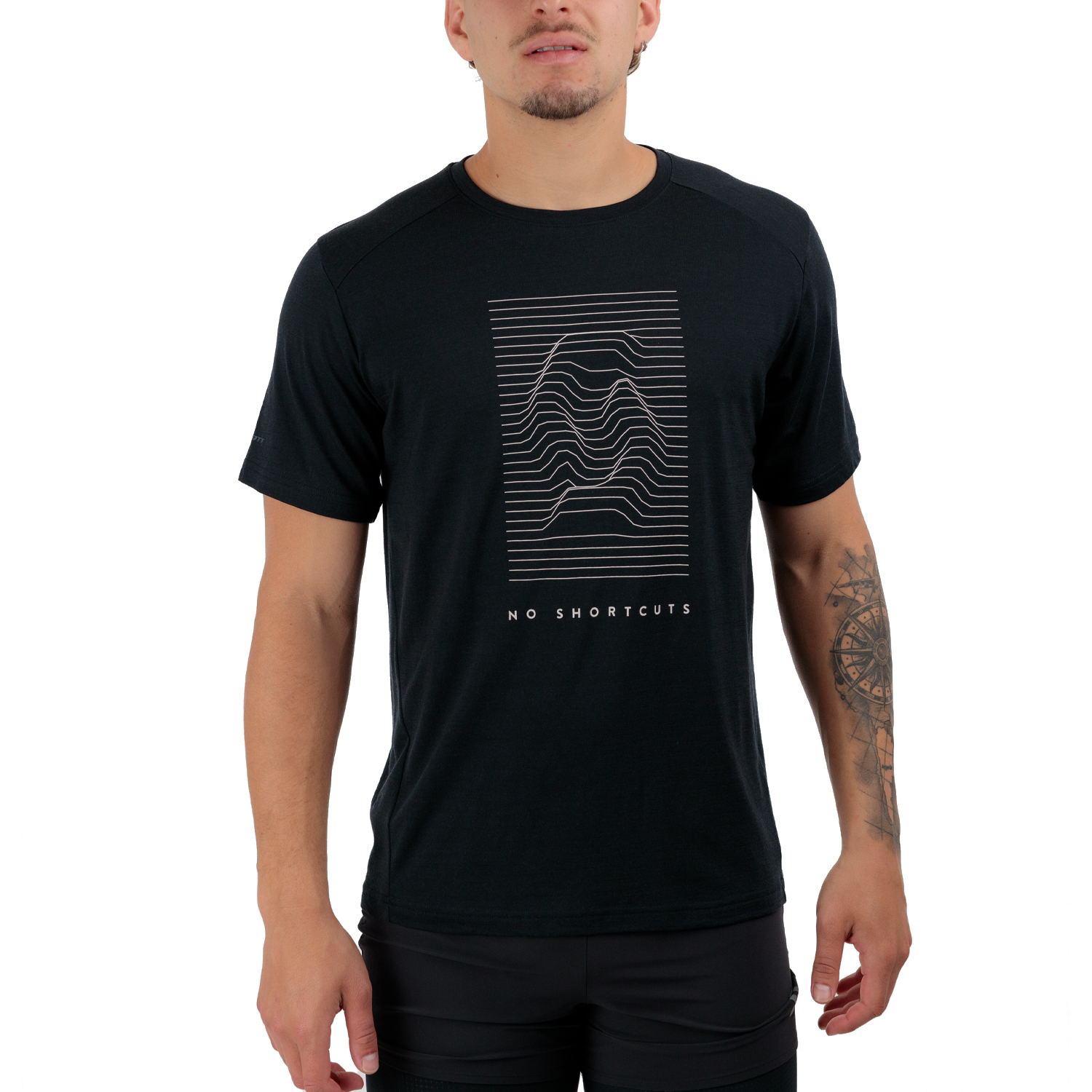 Scott Defined Merino Graphic Camiseta Black