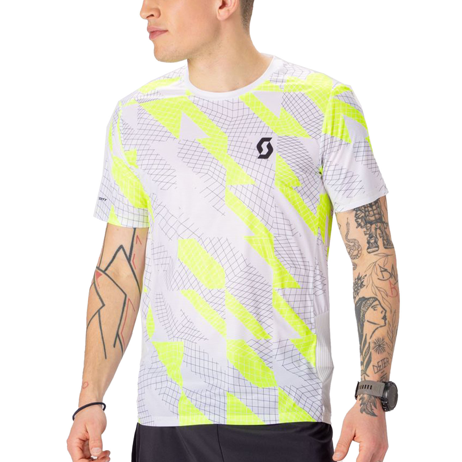 Scott Rc Run Camiseta White/Black