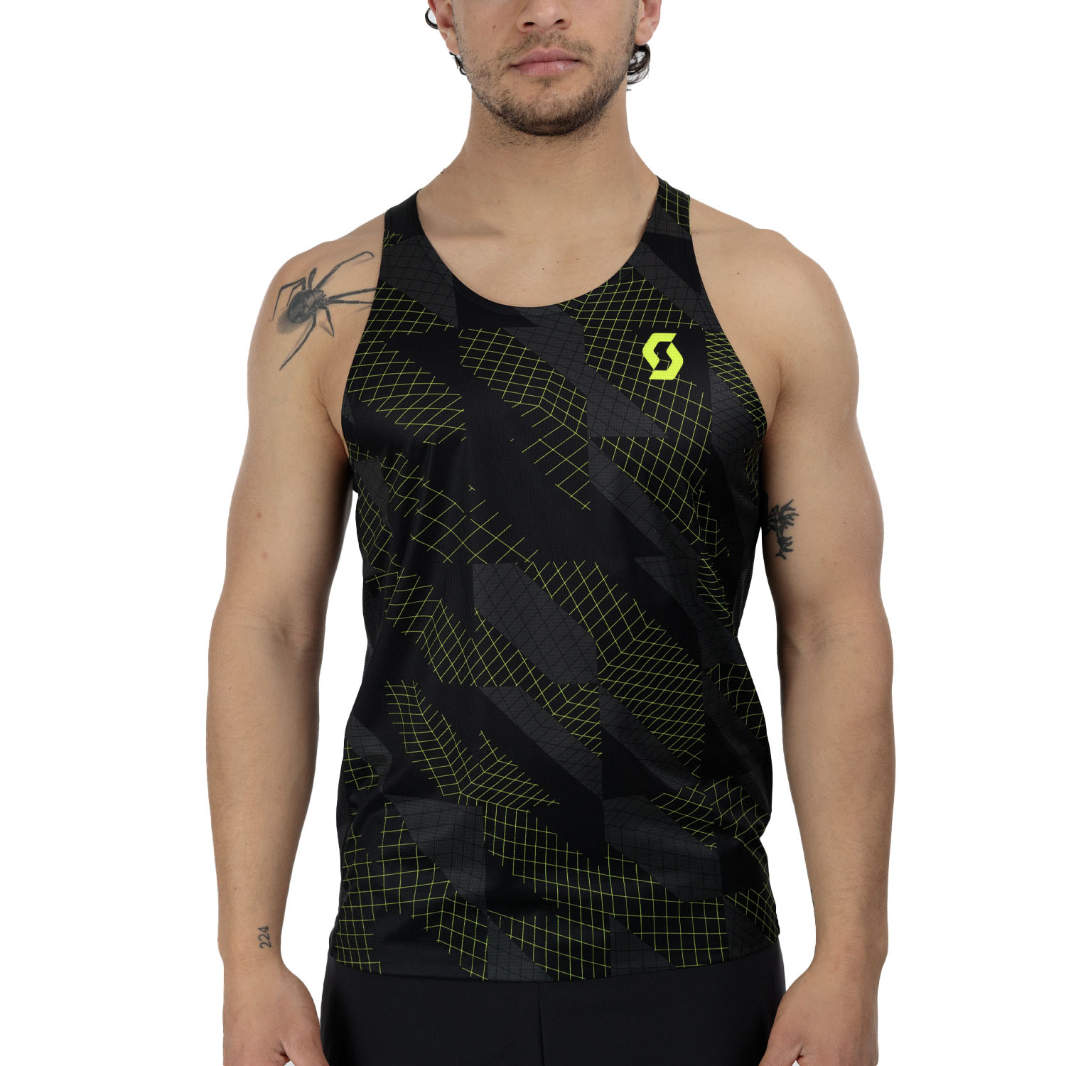 Scott Rc Graphic Top Black/Yellow