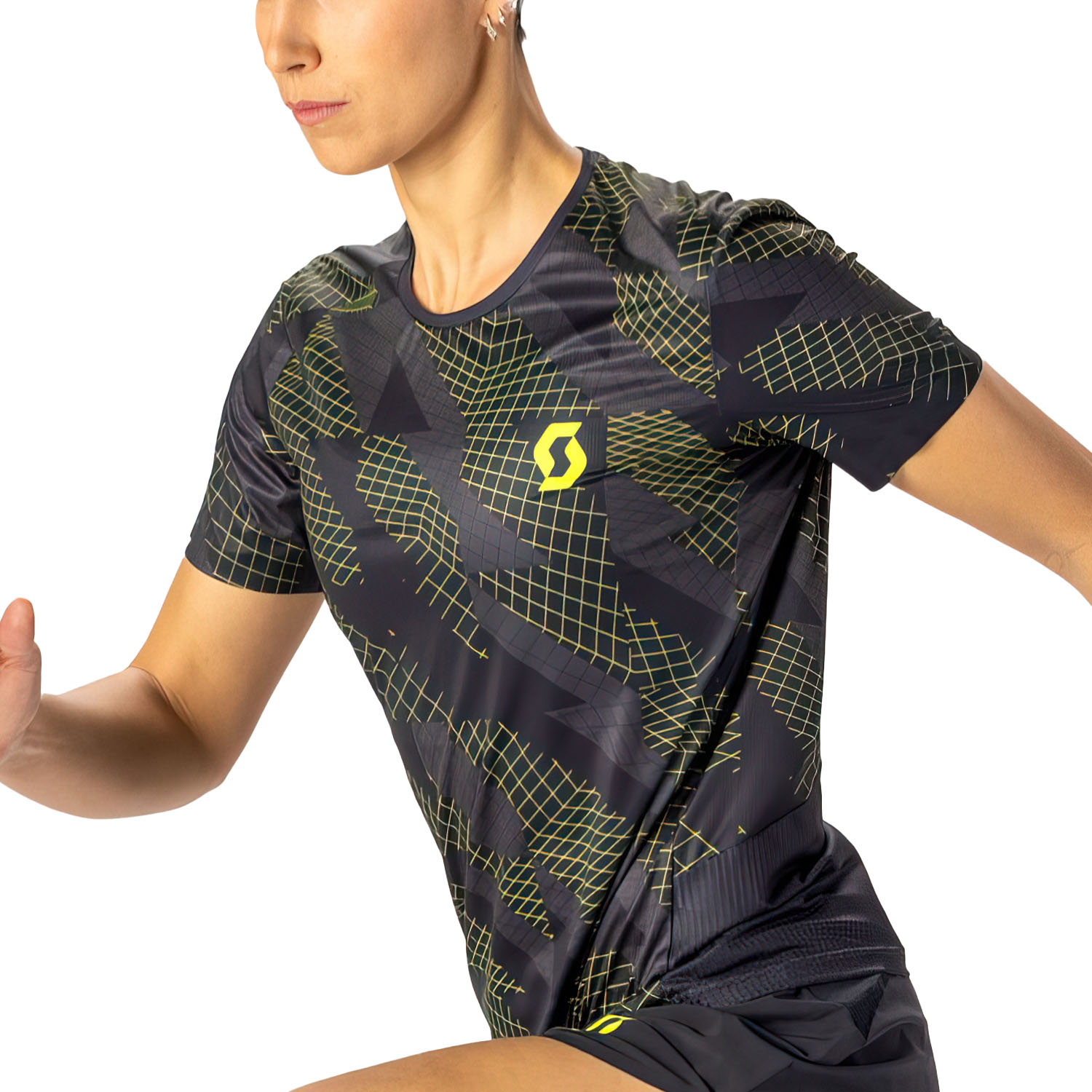 Scott Rc Graphic Camiseta Black/Yellow