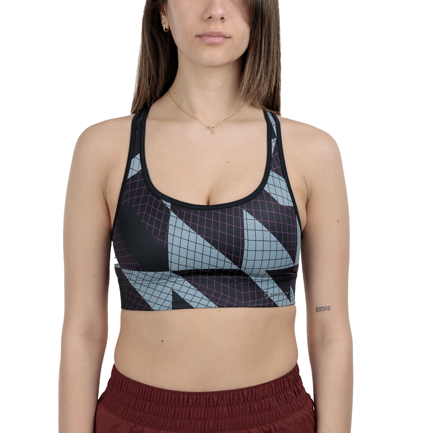 Scott Endurance Pro Sujetador Deportivo Black/Morning Blue