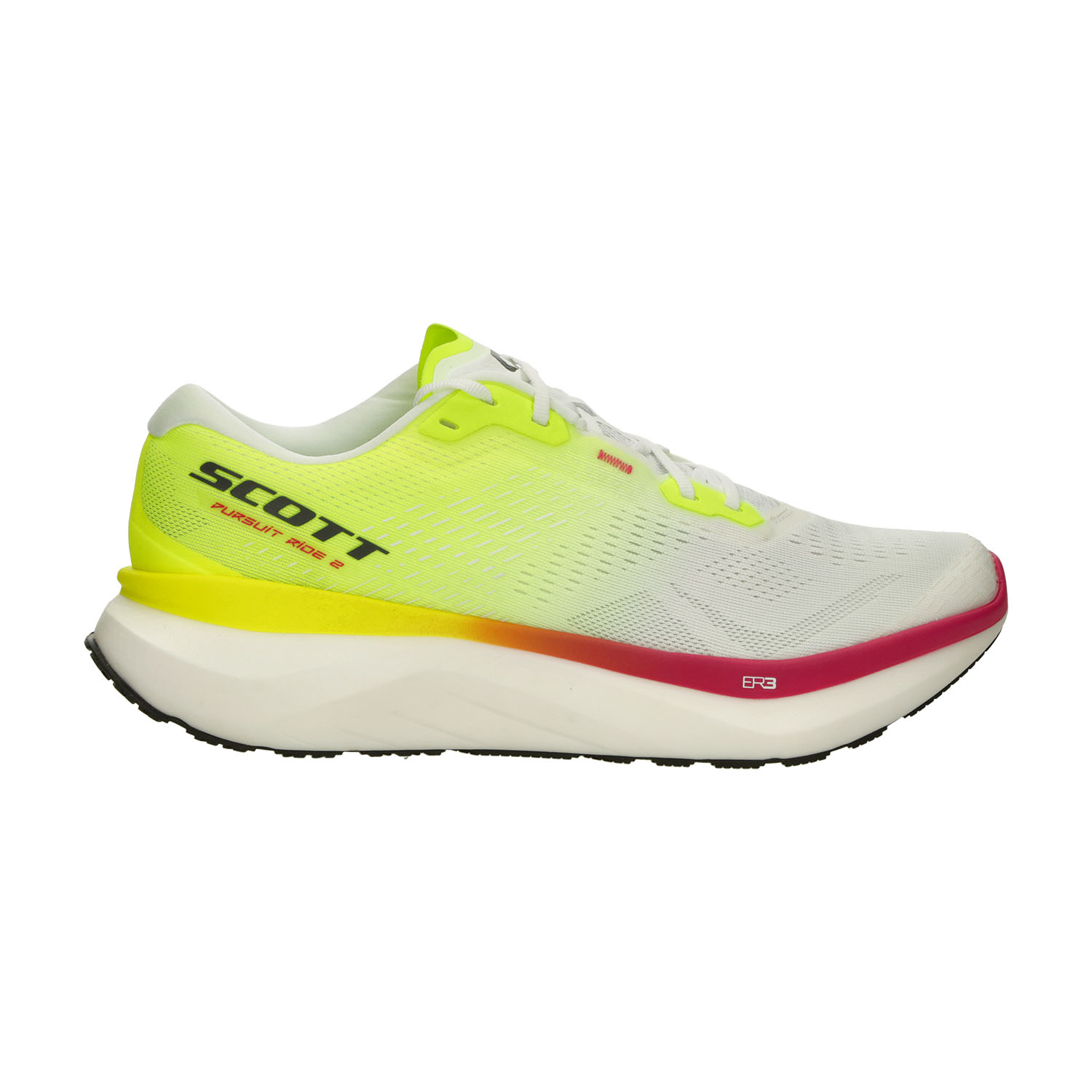 Scott Pursuit Ride 2 Zapatillas Running Neutras Hombre Safety Yellow/White