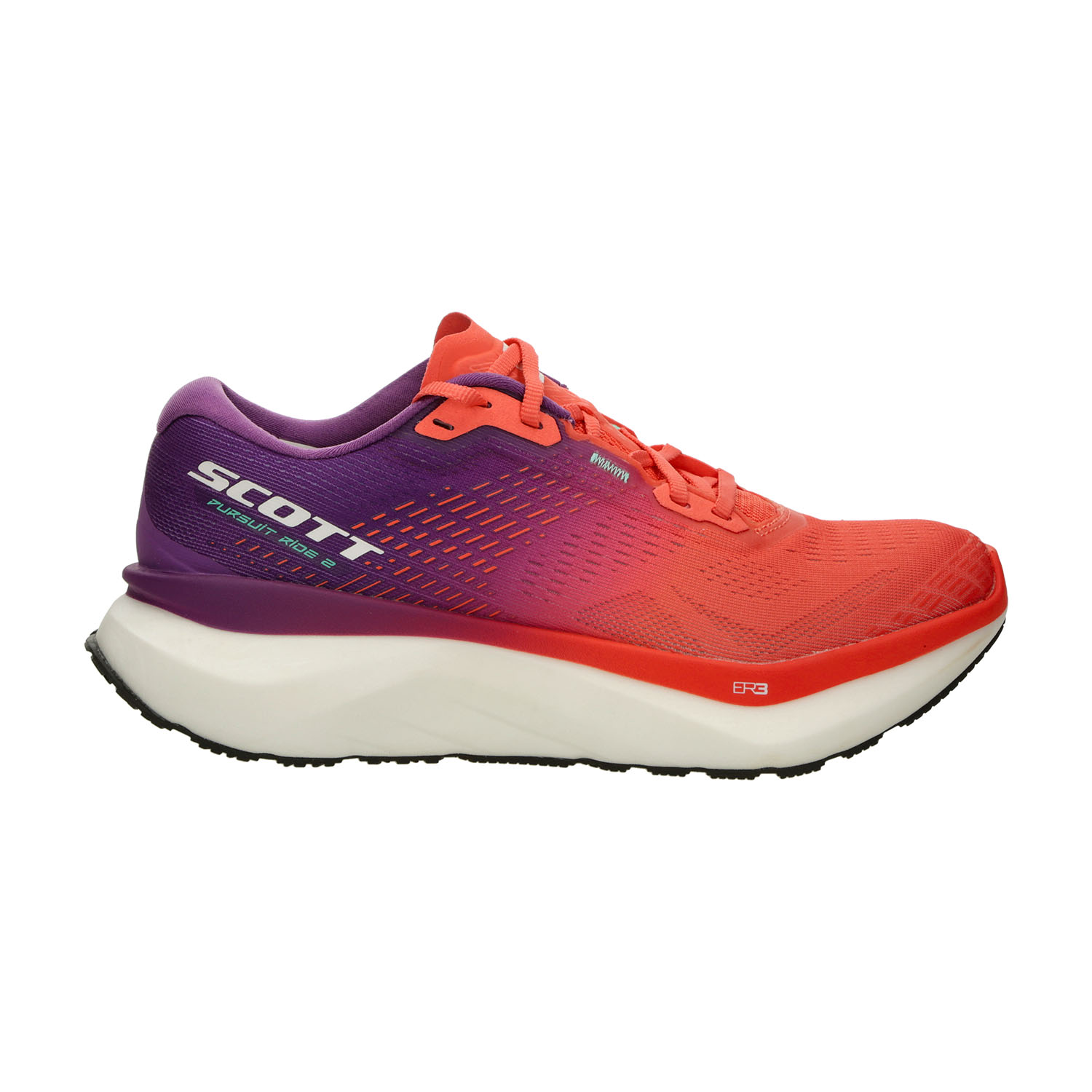 Scott Pursuit Ride 2 Zapatillas Running Neutras Mujer Liquid Purple/Spring Red