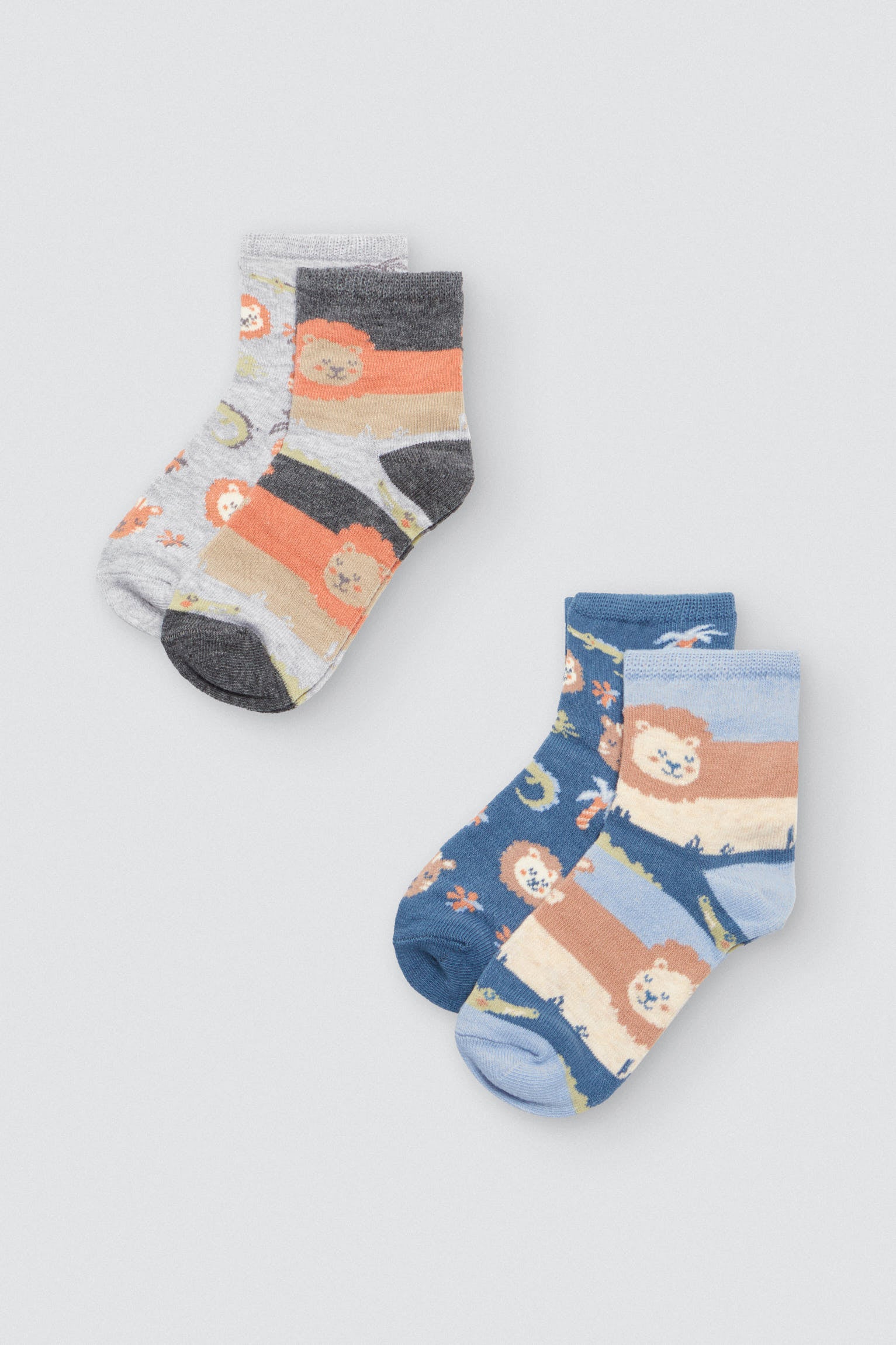Pack 4 calcetines estampado safari