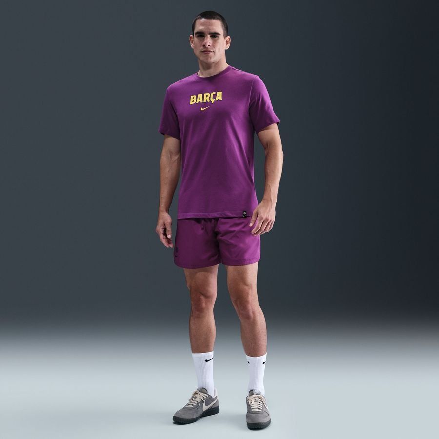 Barcelona Camiseta Wordmark - Bright Grape