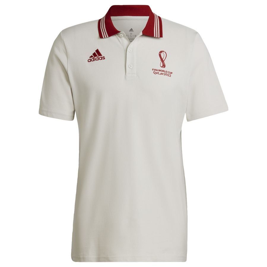 Polo con el emblema oficial de la Copa Mundial de la FIFA 2022™ gris
