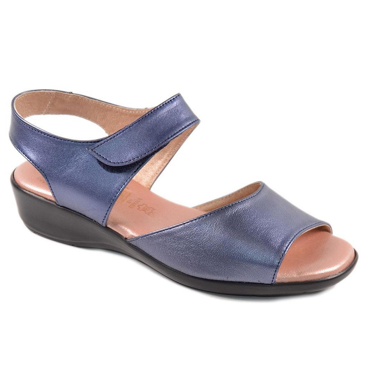 500 Miba Sandalia Confort en Piel Para Mujer De Pies Delicados