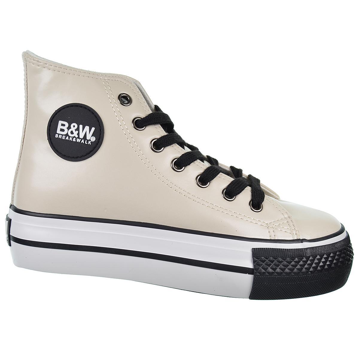 533006 B&W Zapatilla Bota Sintética Antideslizante Niña