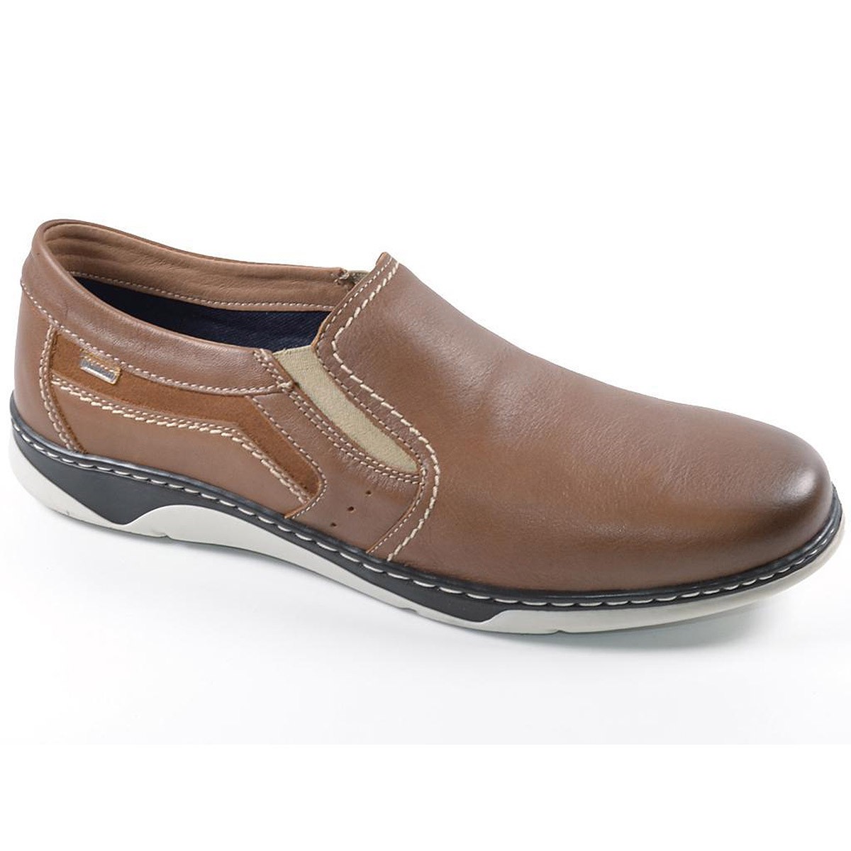 5361 Baerchi Zapato Mocasin Piel Acolchado Antideslizante Hombre