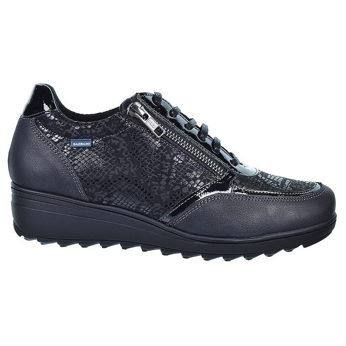 55051 Baerchi Zapato Confort Acolchado Cuña Plataforma Mujer