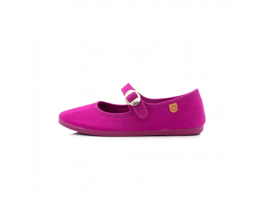 Merceditas lona frambuesa La Cadena