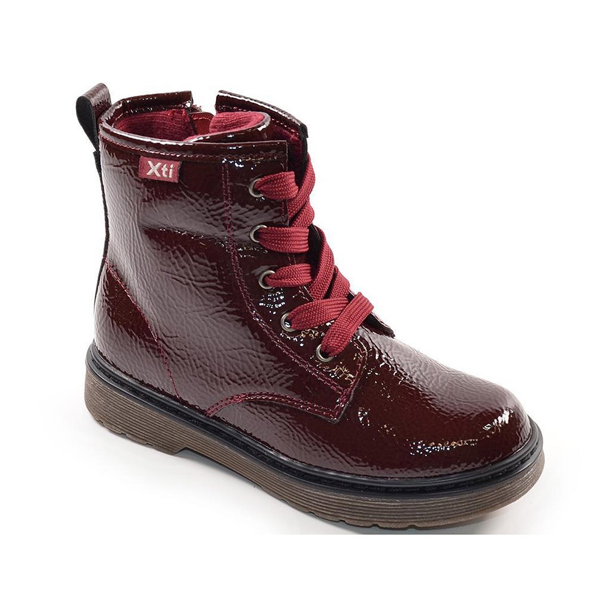 56949 Xti Botín charol antideslizante Acolchado cremallera niña