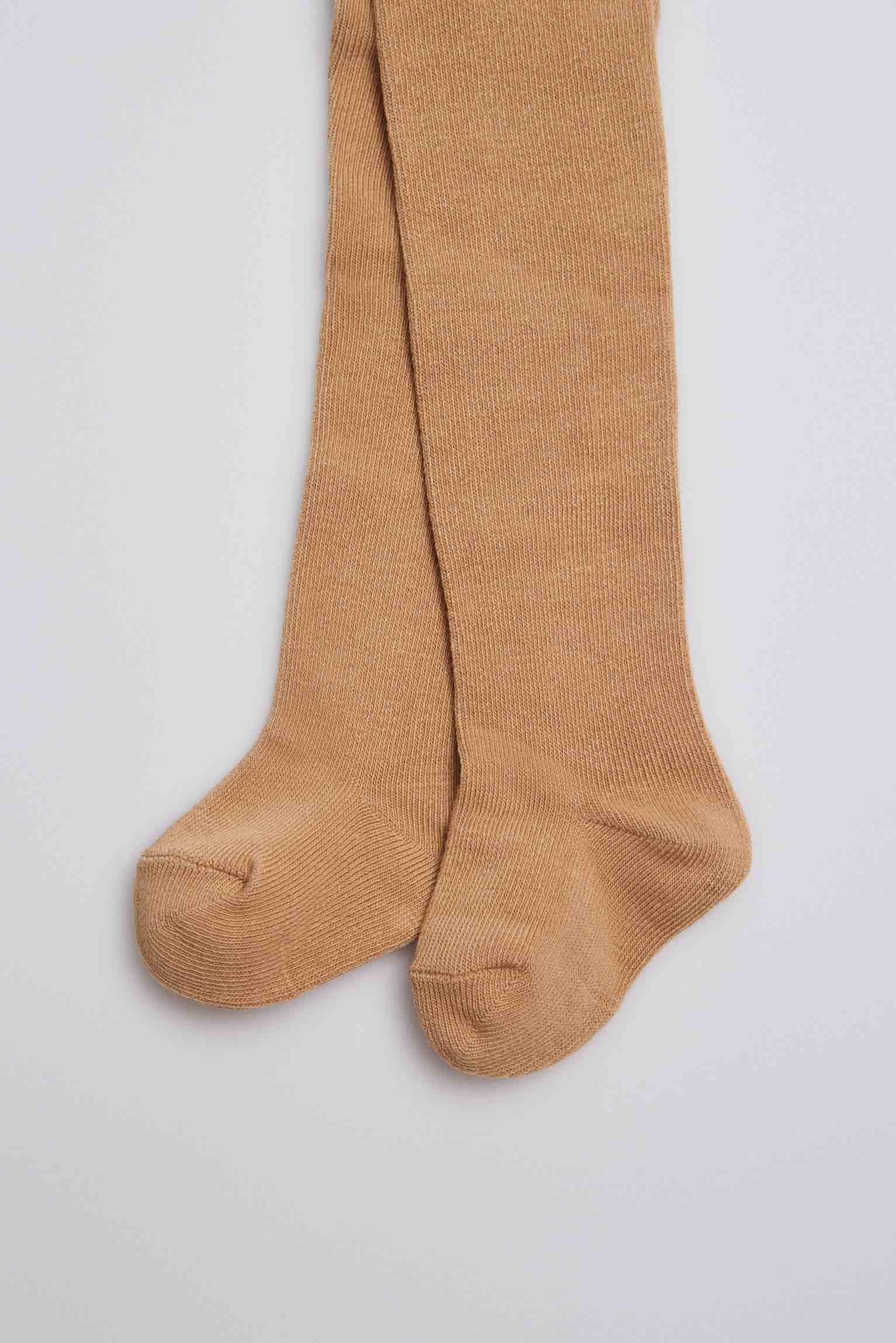 Leotardo clásico bebé camel