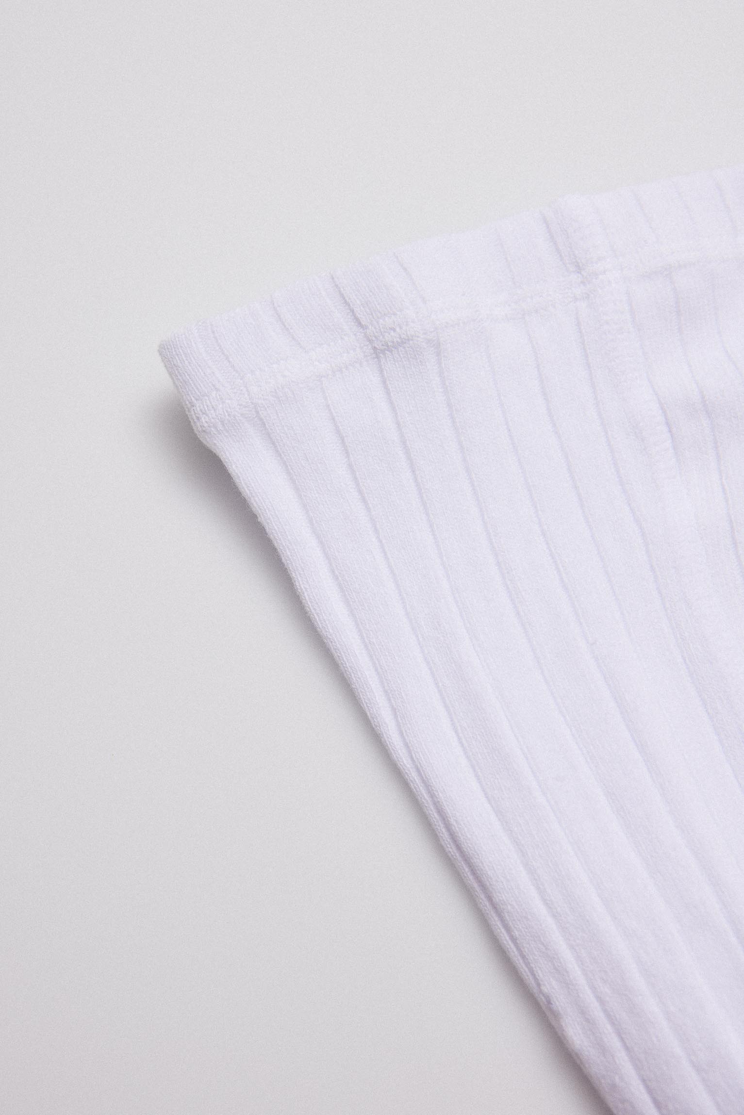 Leotardo canalé blanco