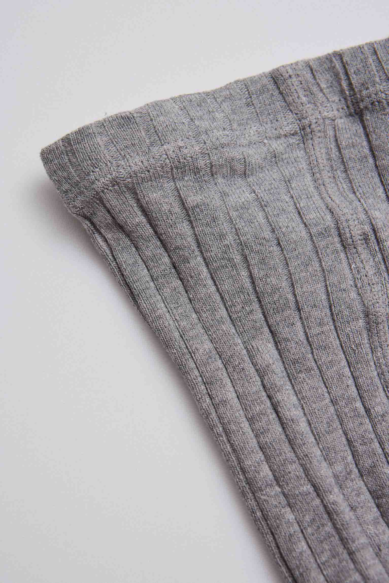 Leotardo canalé gris