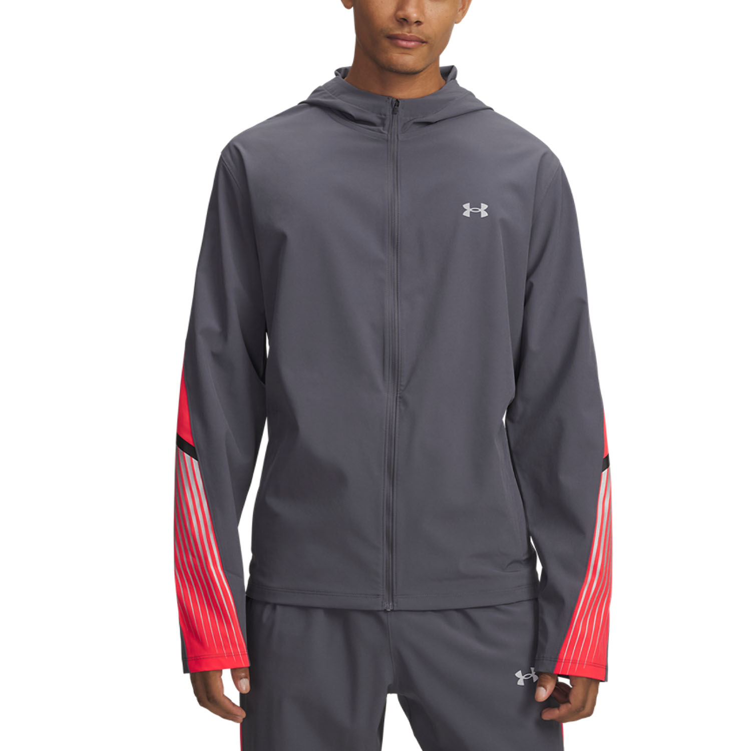Under Armour Velociti Storm Chaqueta Castlerock/Racer Red/Reflective