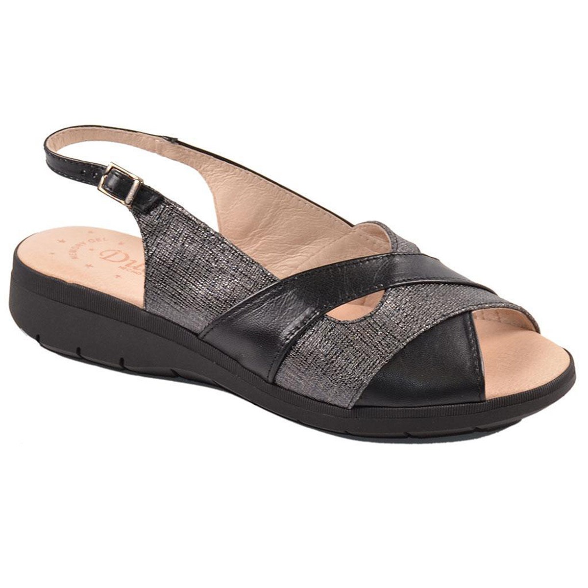 601 Miba Sandalia De Piel Para Mujer Pies Delicados