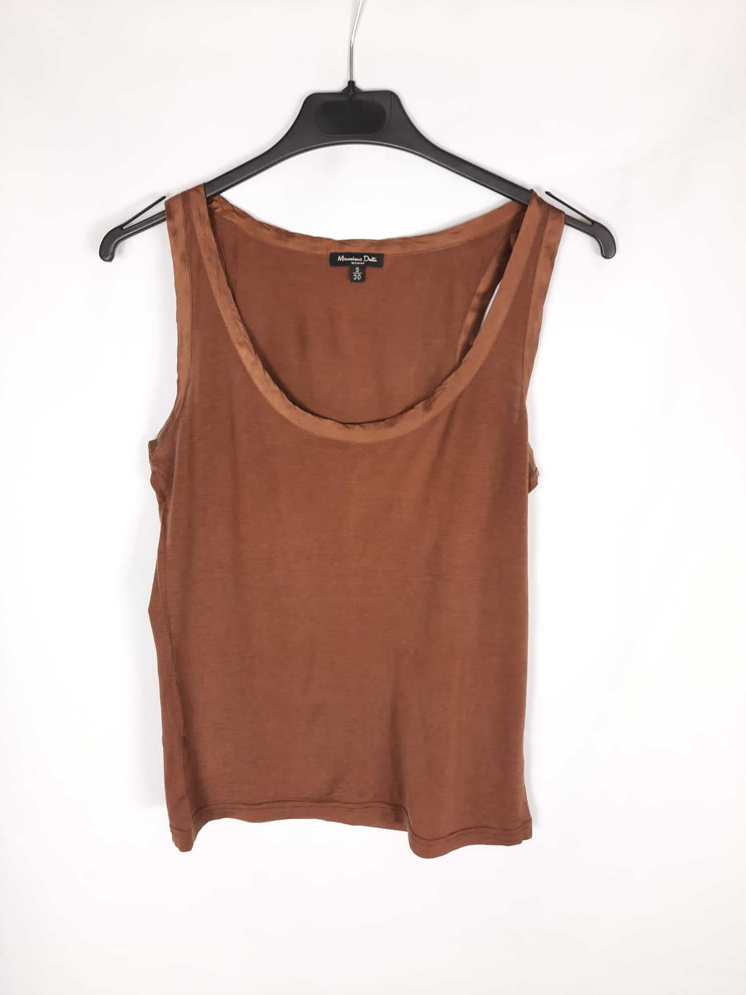 MASSIMO DUTTI. Top marron T.s