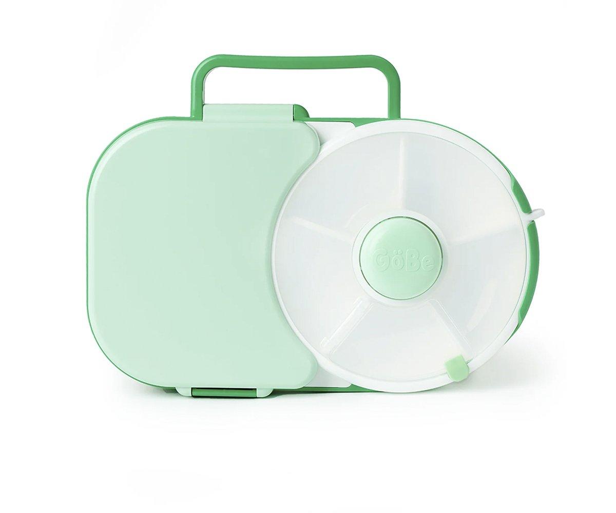 Caja de Almuerzo Spinner 2 in 1 Lunchox Sage Green - GöBe