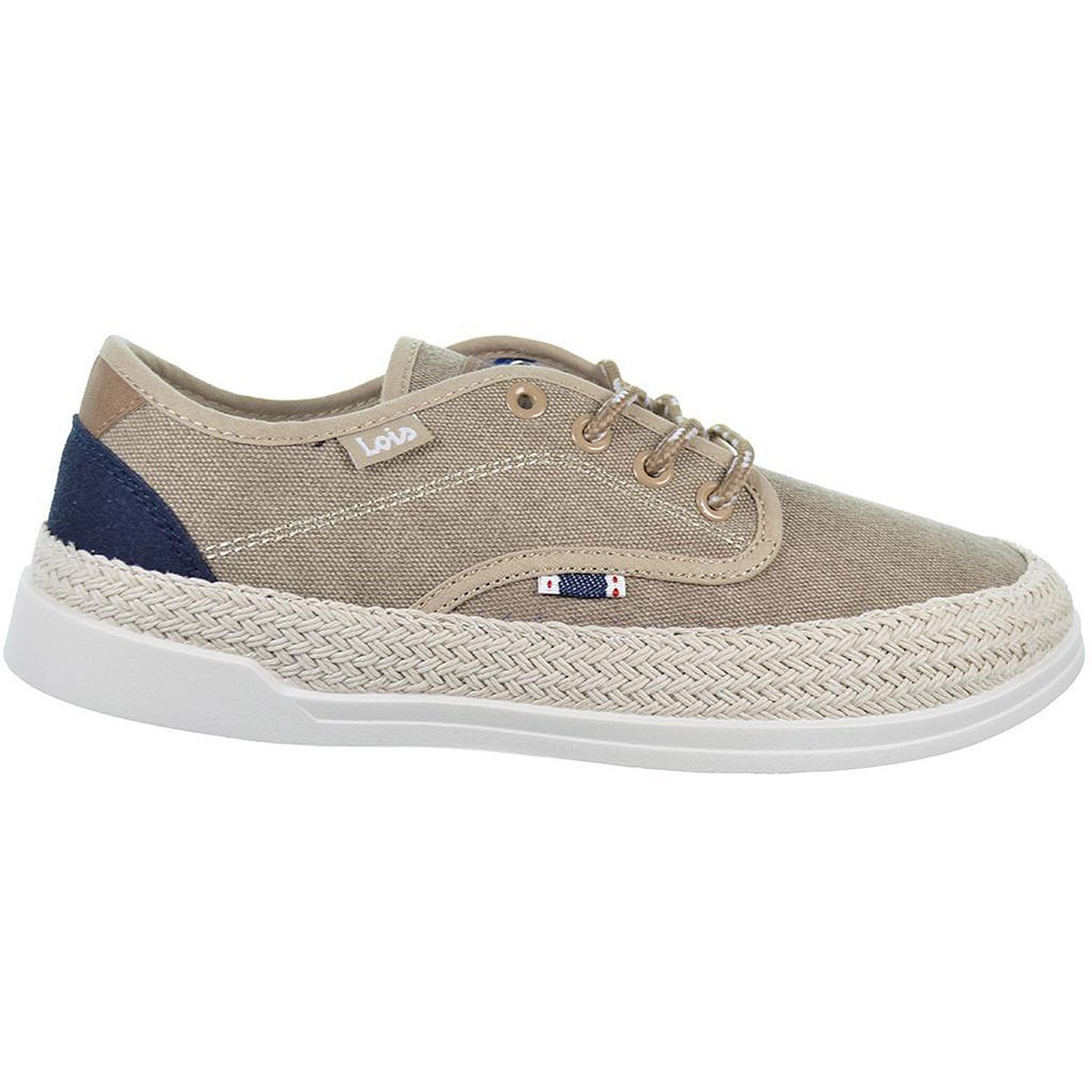 61314 Lois Zapatilla Lona Acolchada | Yute | Hombre