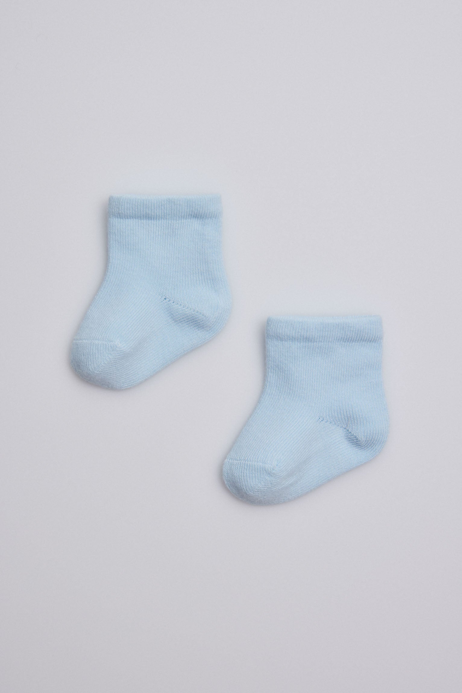 Calcetines básicos recién nacido celeste