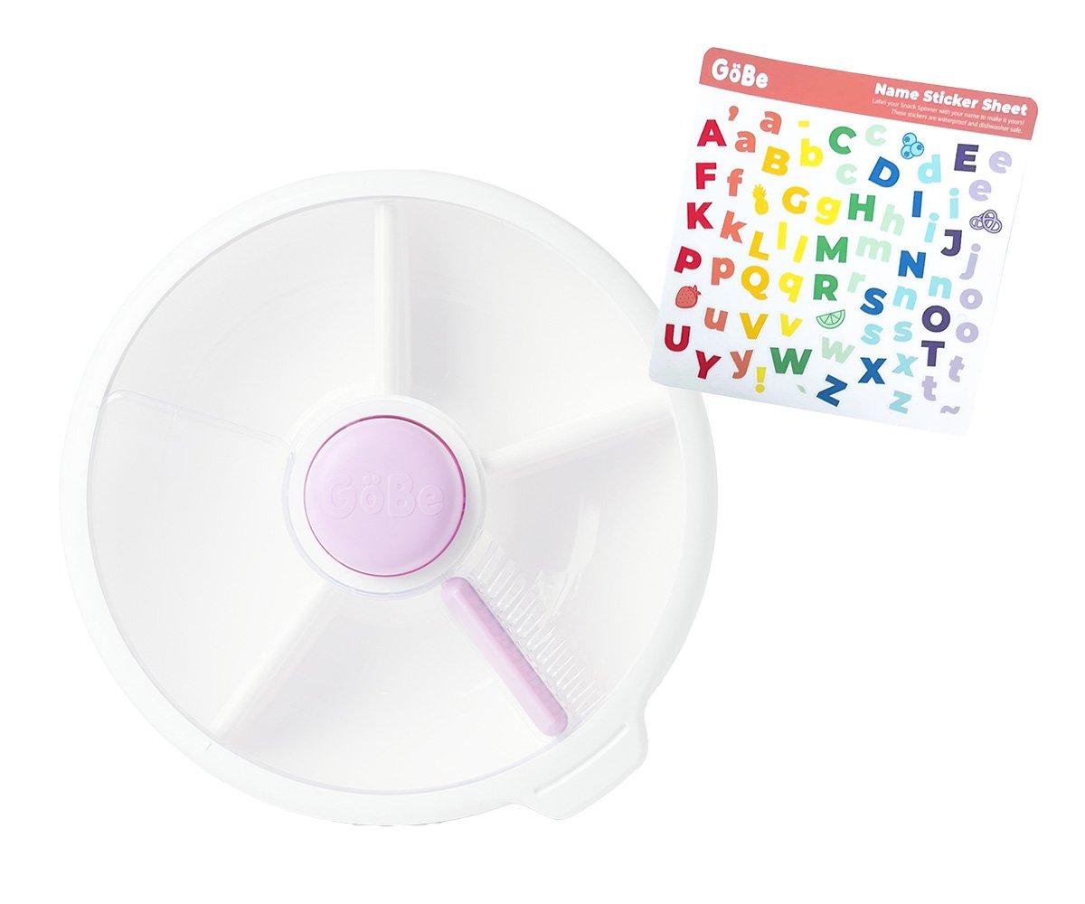 Caja de Almuerzo Grande Snack Spinner Slide con Hoja Pegatinas Taro Purple - GöBe