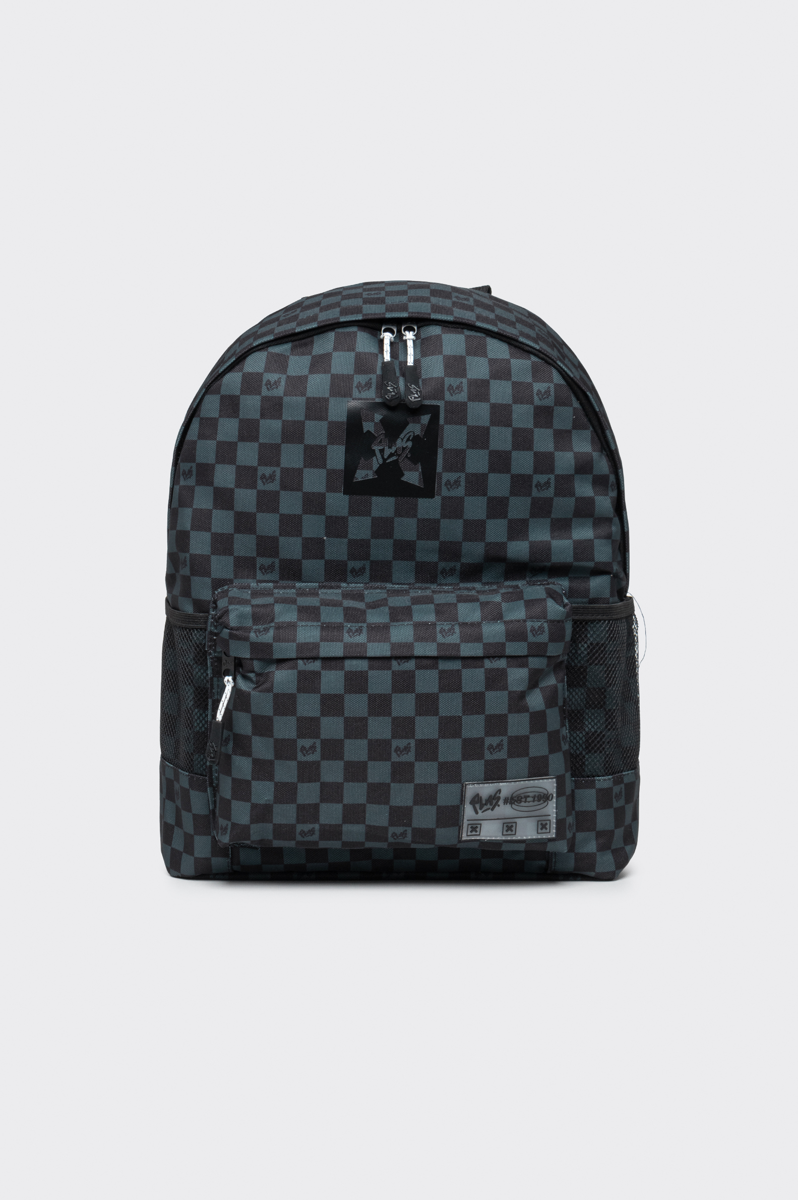 MOCHILA Polinesia DAMERO NEGRO/GRIS HOMBRE