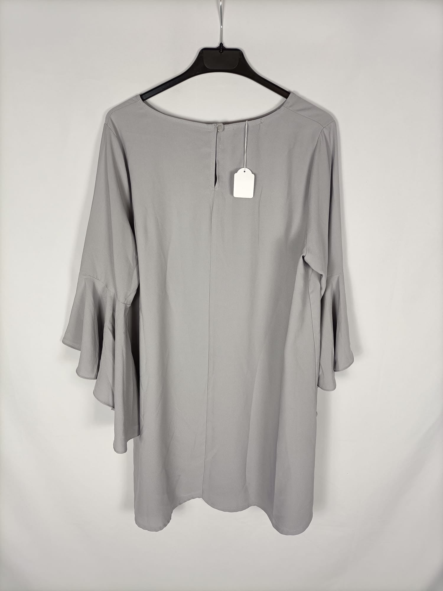 CAYRO. Vestido gris perla T.l