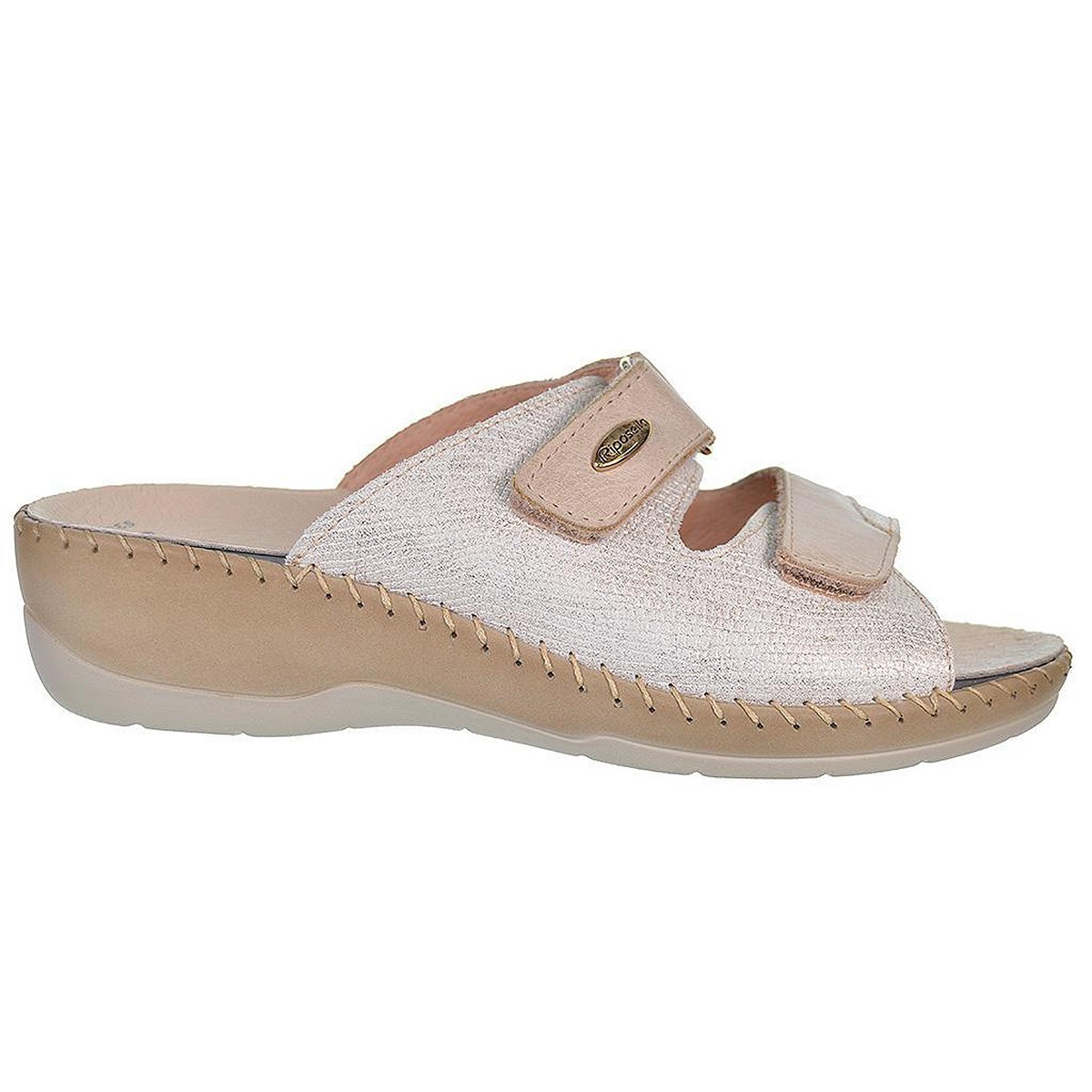 6430 Riposella Mujer Sandalia Zueco Piel Plantilla extraible