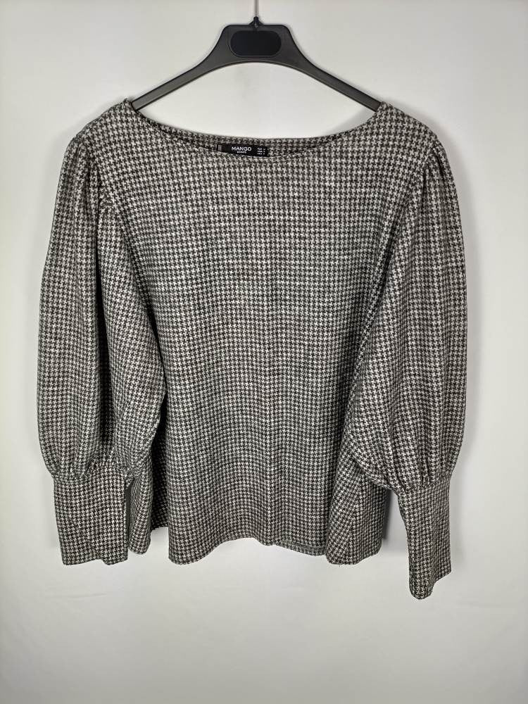 MANGO. Top pata de gallo T.m